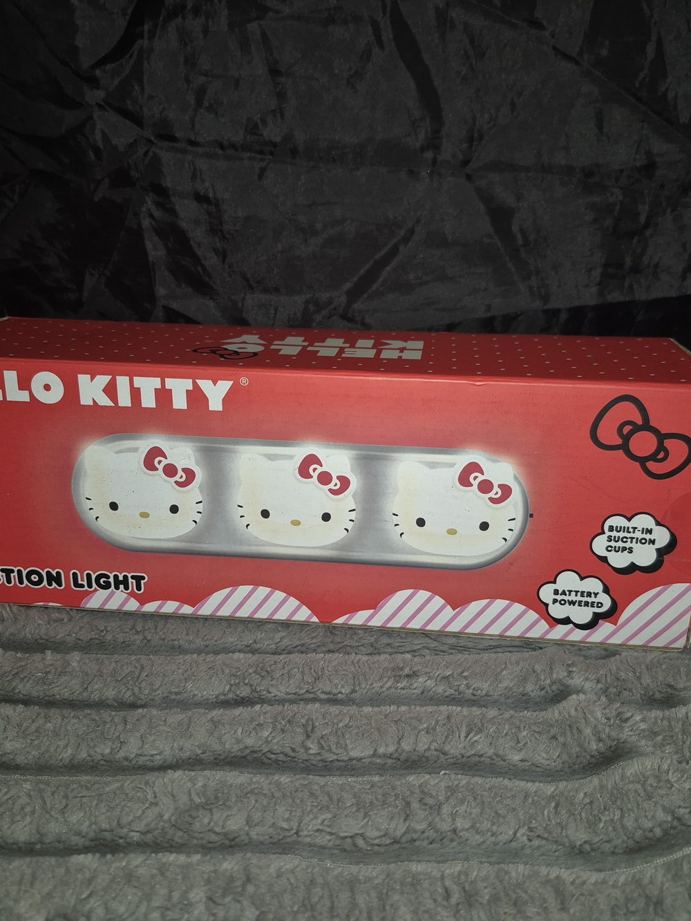 Hello Kitty Red and White Suction Cup Light Trio - Picture 1 of 1